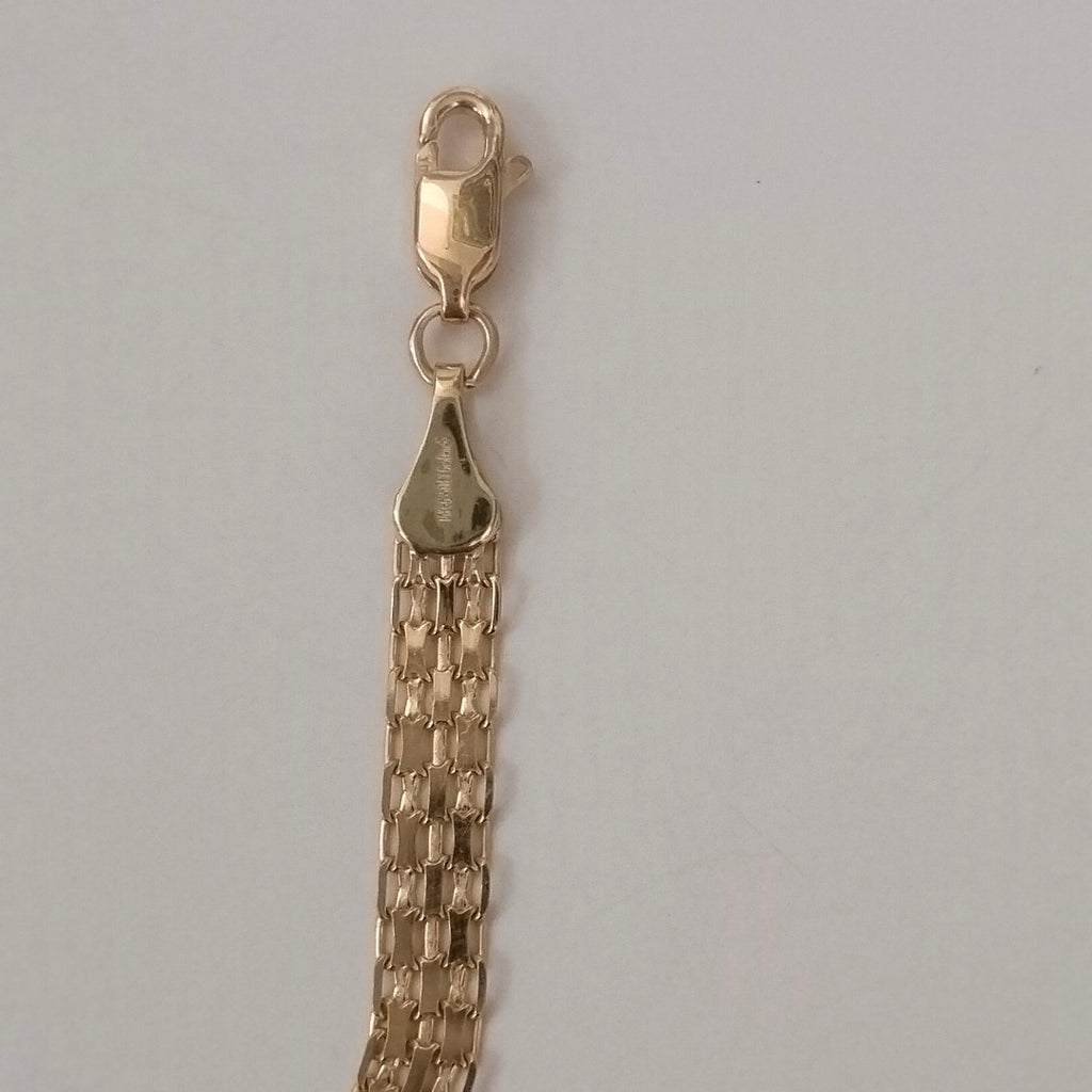 PULSERA ESPECIAL 10K 21 CM 4.4 GR (NUEVO)