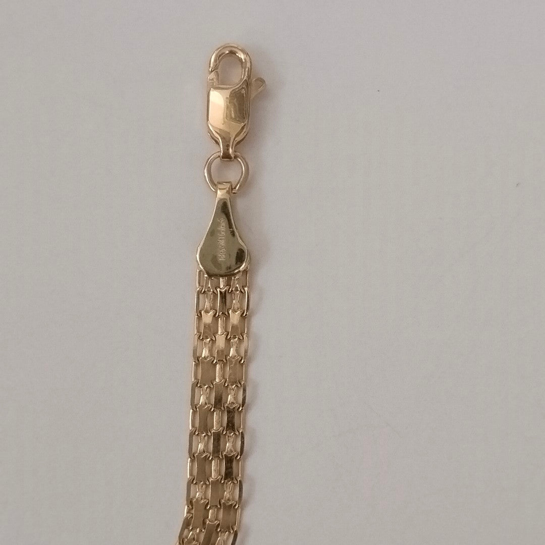 PULSERA ESPECIAL 10K 21 CM 4.4 GR (NUEVO)