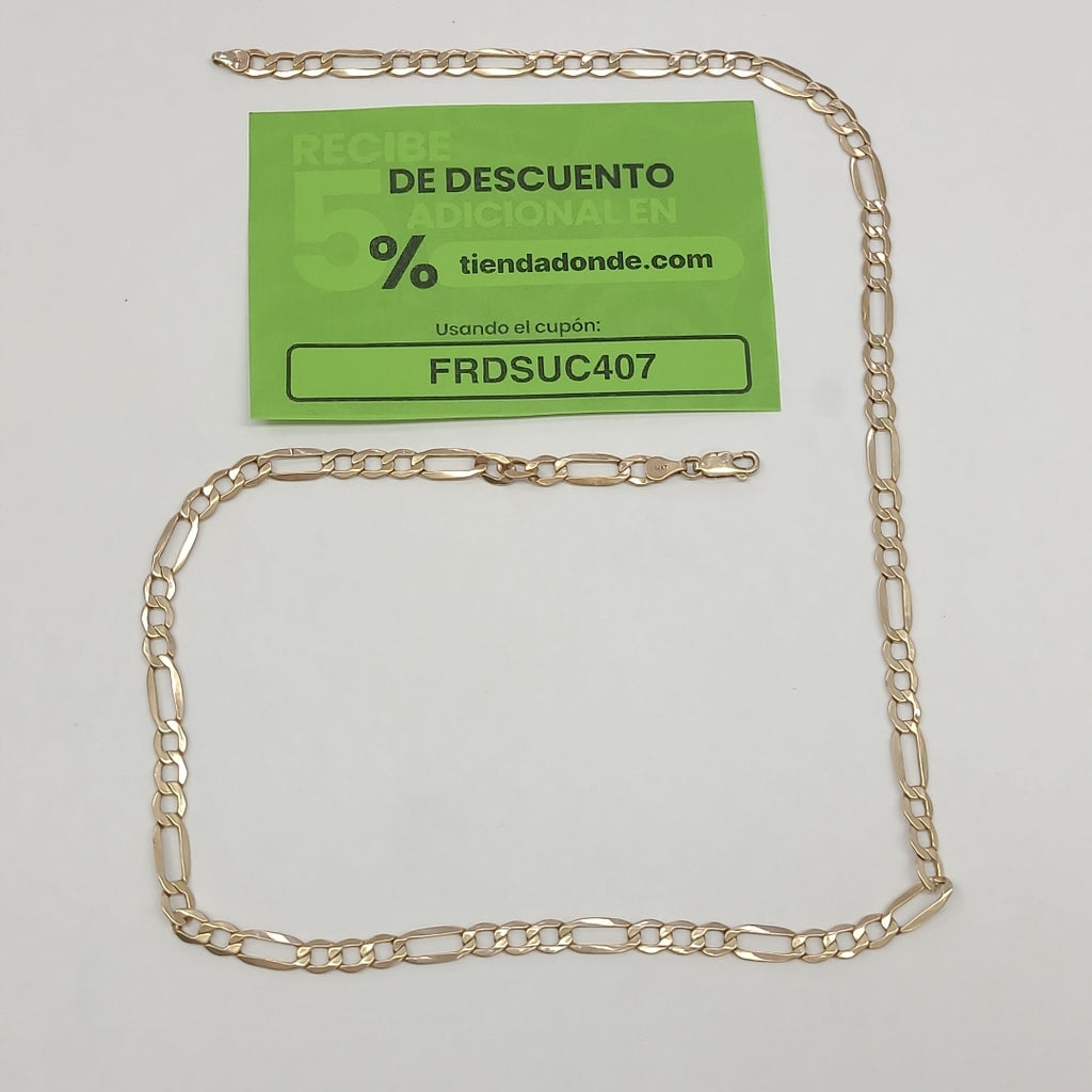 CADENA ORO 14 K 9.2 GRMS (SEMINUEVO)