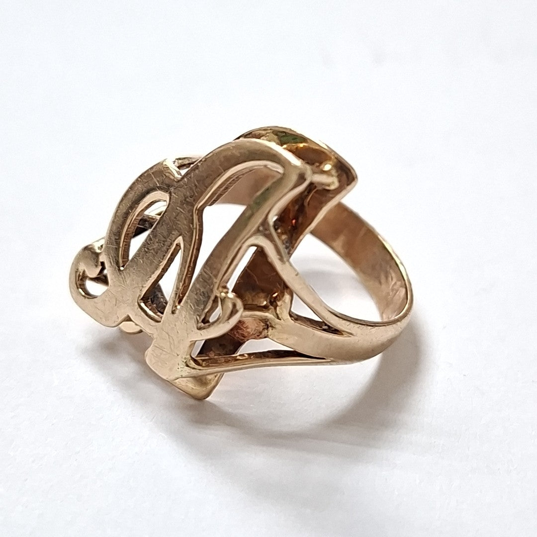 ANILLO ORO 10 K 4.6 GRMS (SEMINUEVO)