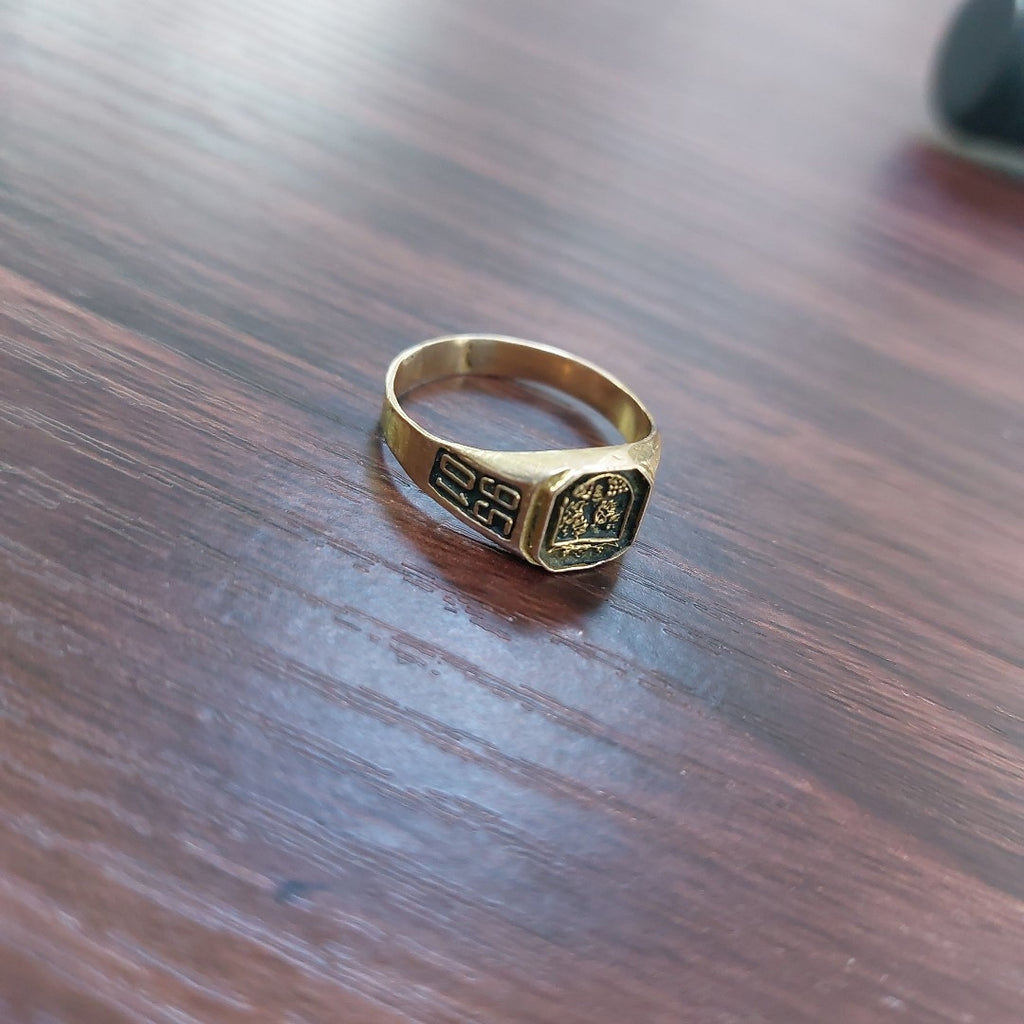 ANILLO DE GRADUACIÓN ORO 8 K 3 GRMS (SEMINUEVO)