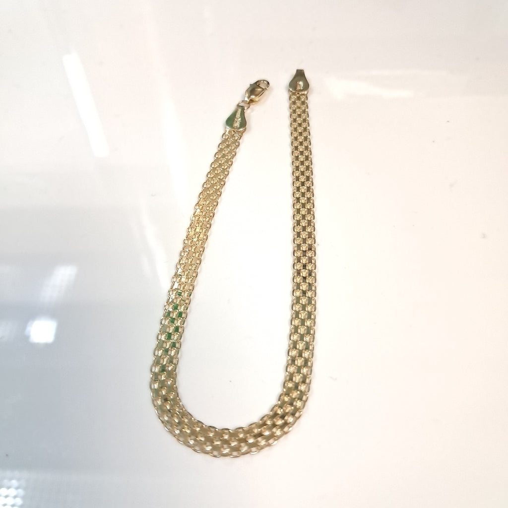 PULSERA ESPECIAL 14K 21 CM 5.1 GR (NUEVO)