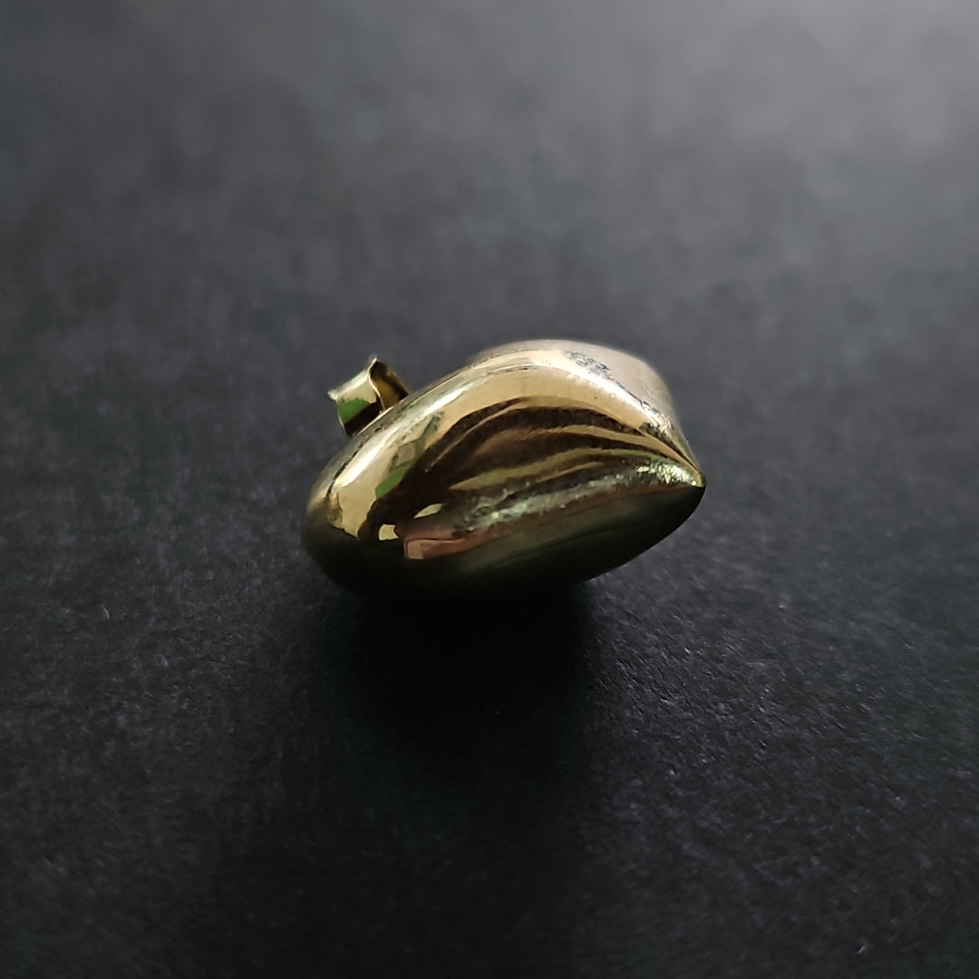 DIJE TEJIDO CORAZON LISO 14K 1 GR (NUEVO)