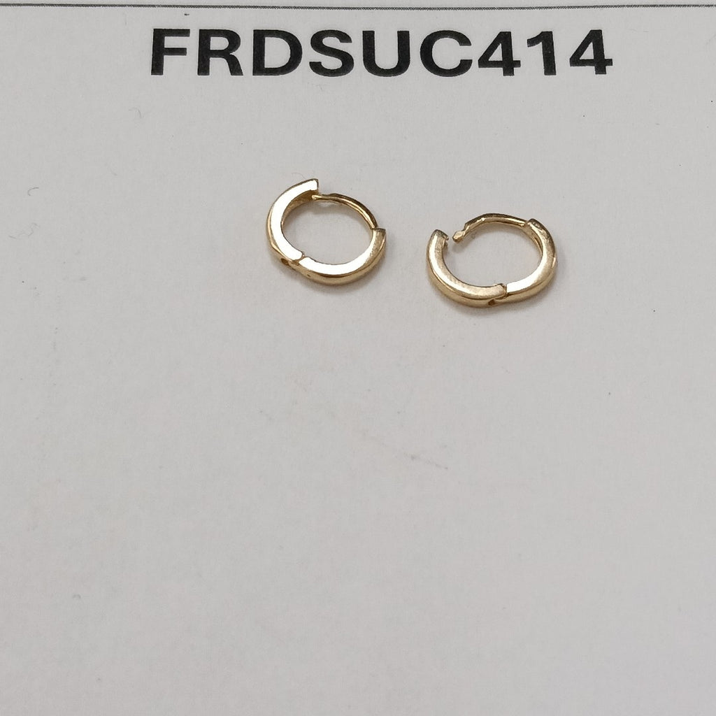ARETES HUGGIE 14K 1.3 GR (NUEVO)