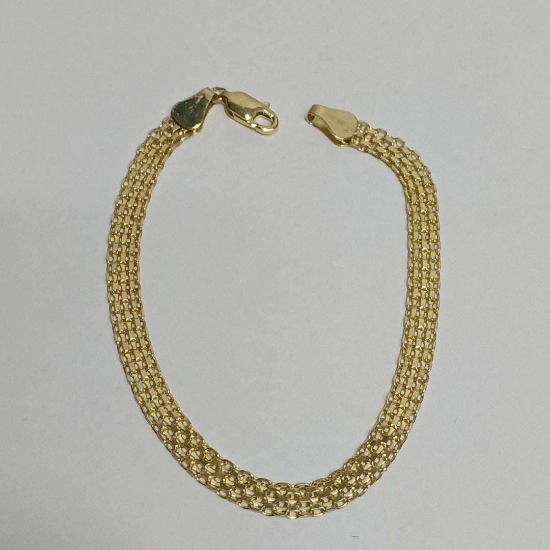 PULSERA ESPECIAL 14K 18 CM 4.7 GR (NUEVO)