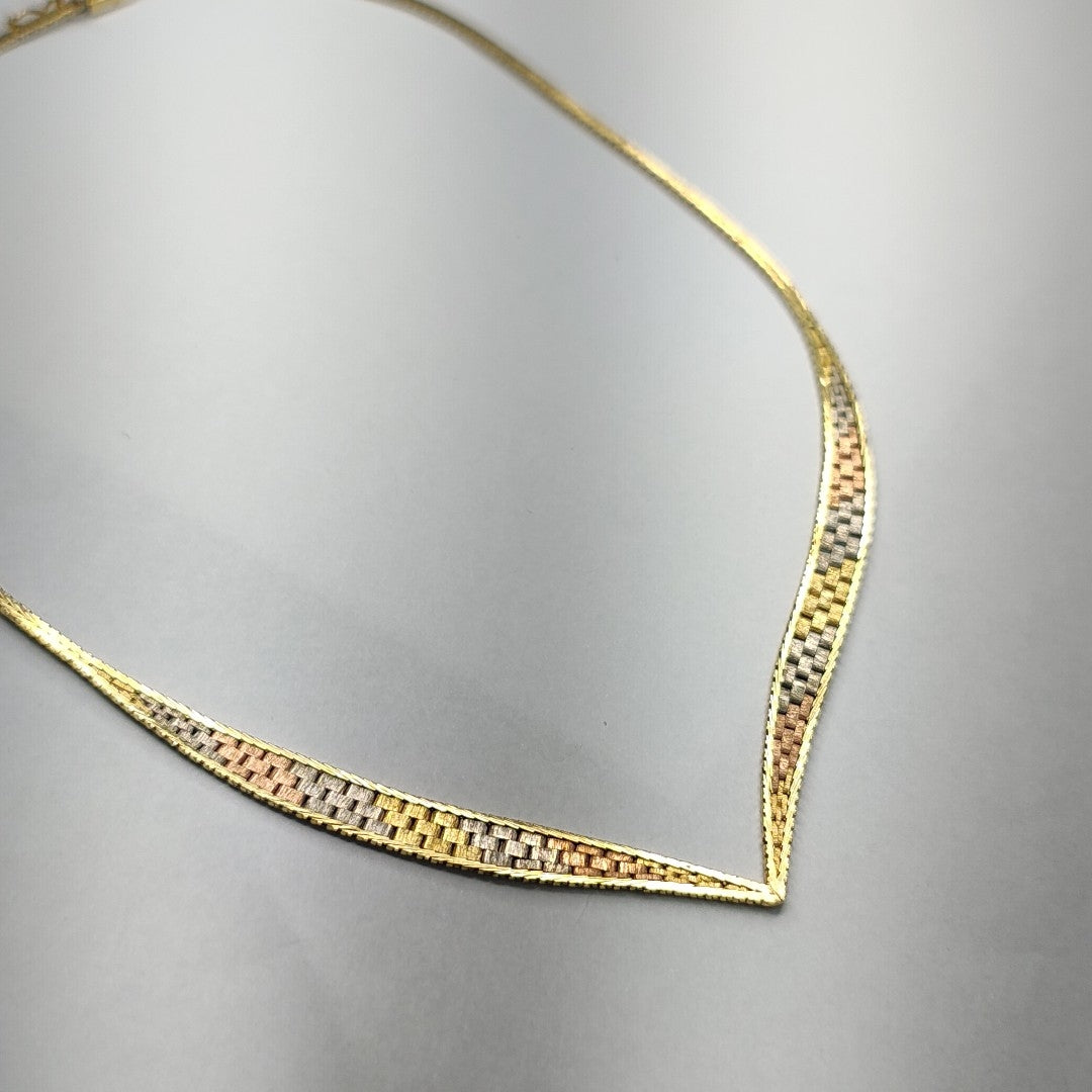 GARGANTILLA ORO 14 K 13.6 GRMS (SEMINUEVO)
