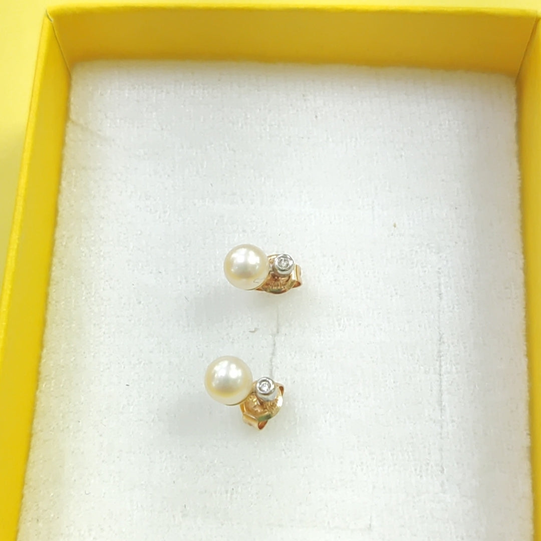 BROQUELES PAR ORO 14 K 1.1 GRMS (SEMINUEVO)