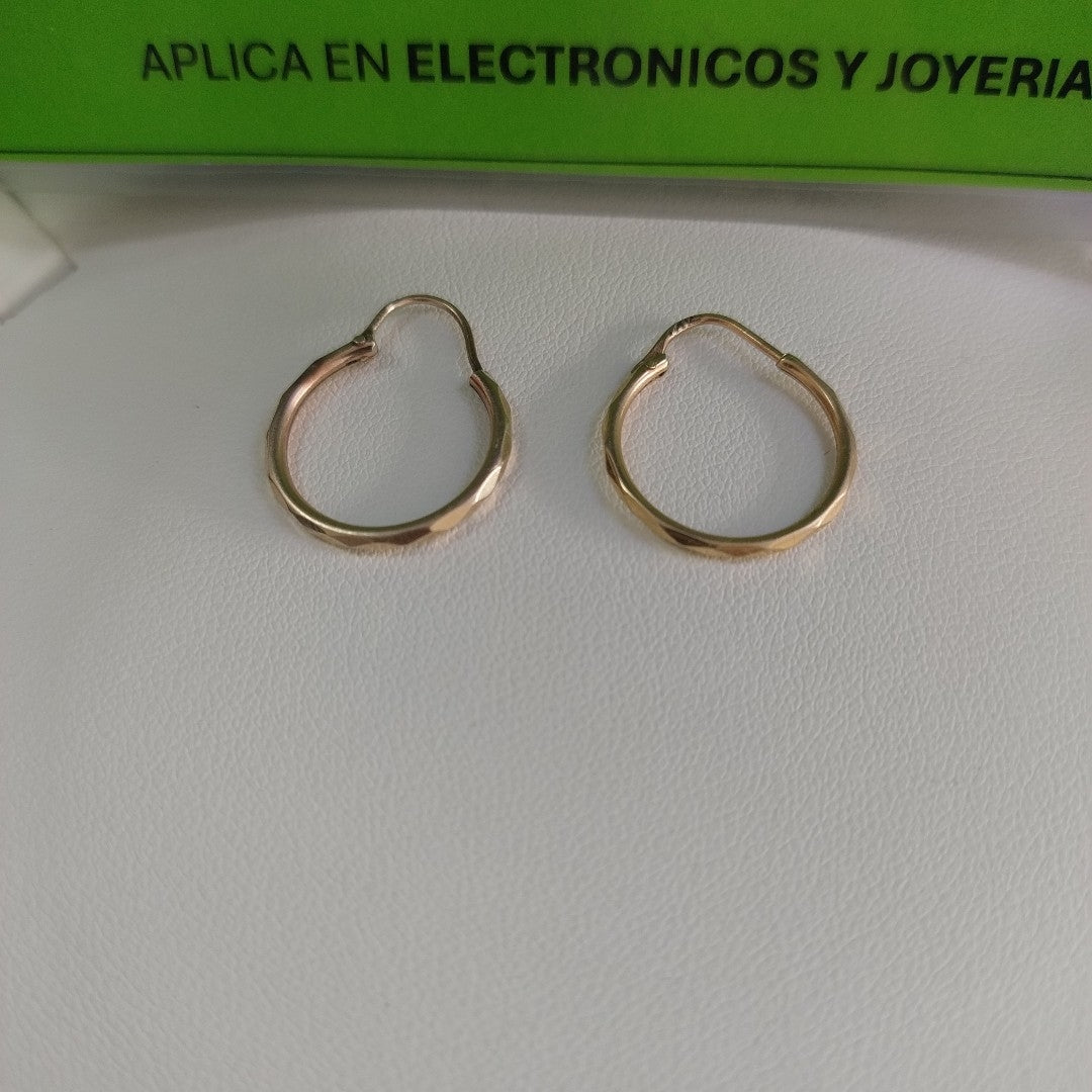 ARRACADAS PAR ORO 10 K 1.2 GRMS (SEMINUEVO)