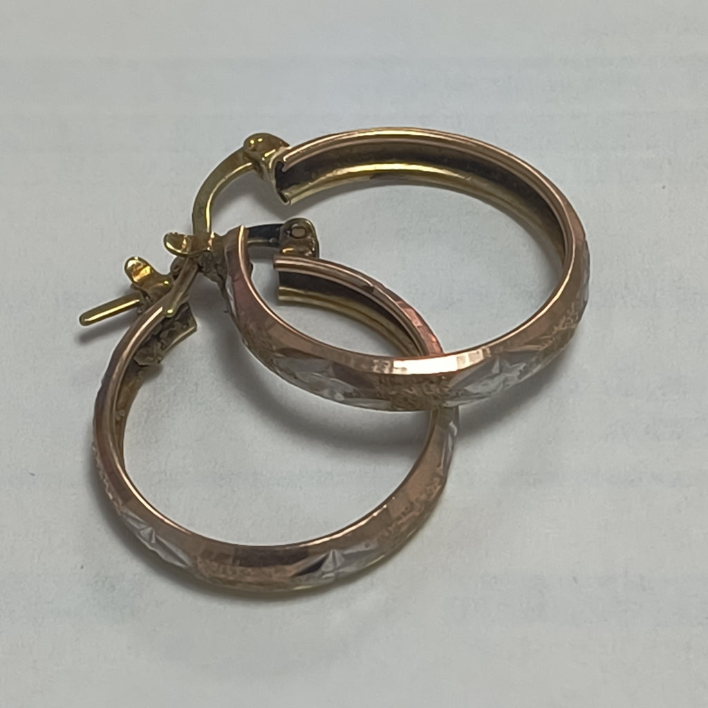 ARETES PAR ORO 14 K 2.2 GRMS (SEMINUEVO)