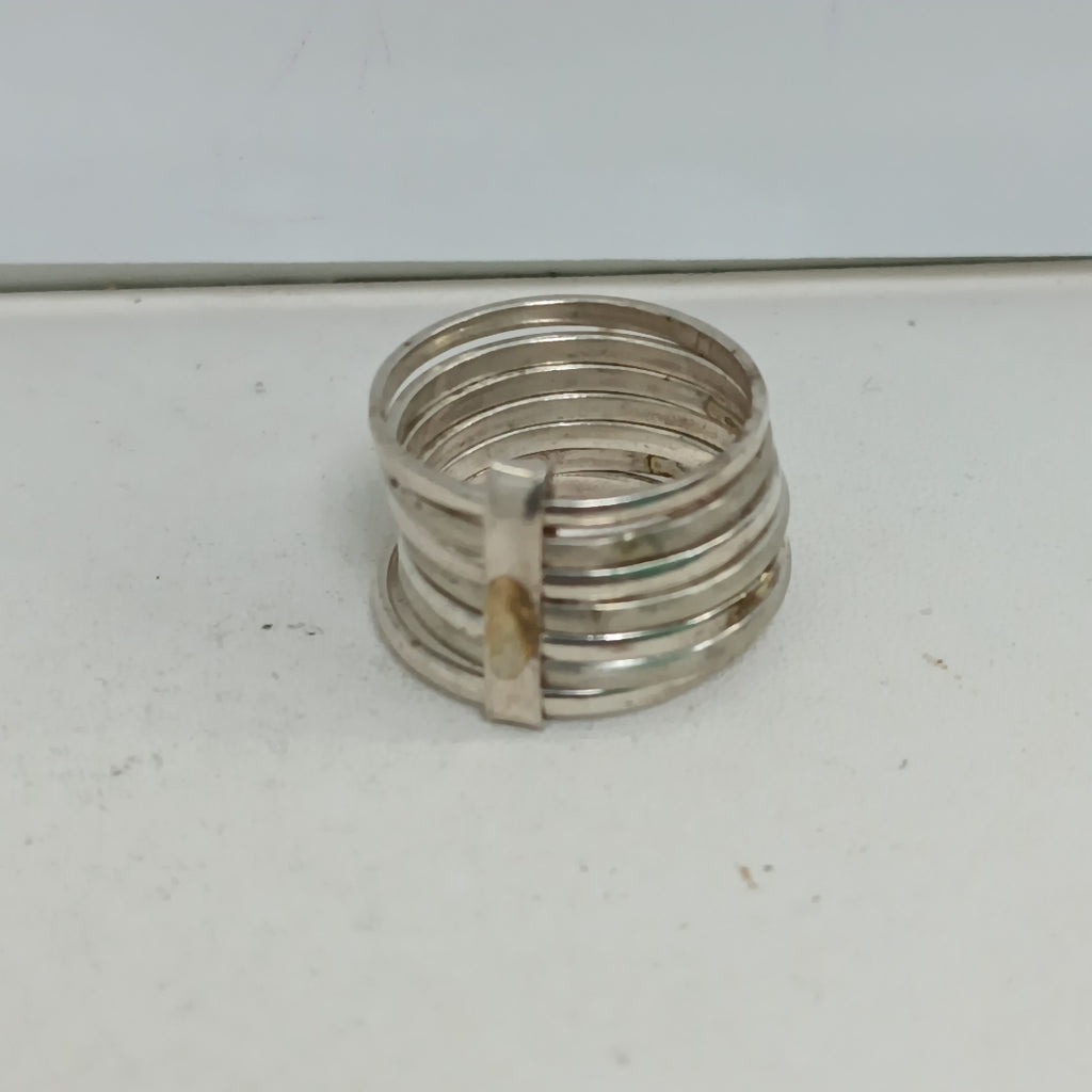 SEMANARIO DE ARGOLLAS PLATA 5,50 GRMS (SEMINUEVO)