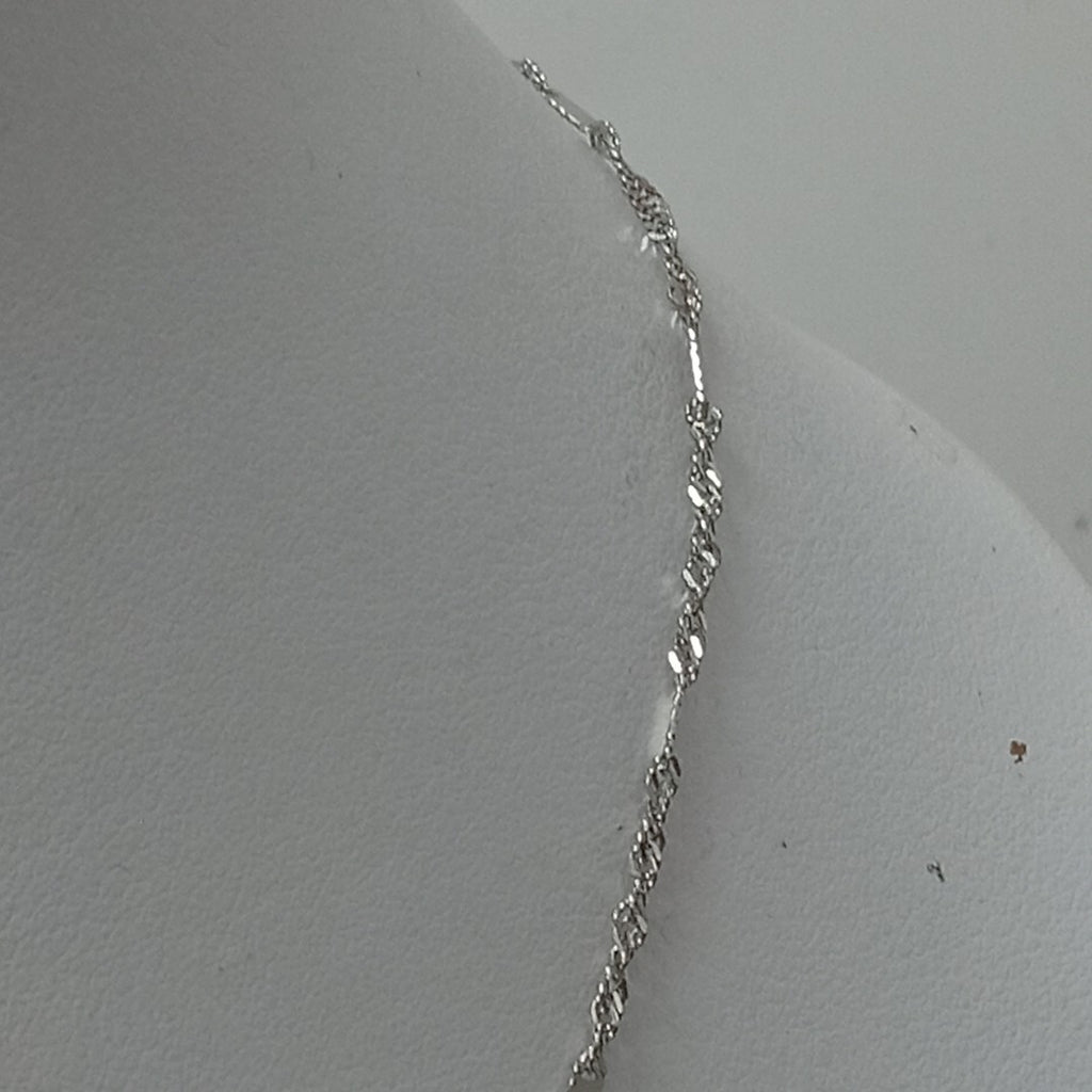 CADENA ORO BLANCO 14 K 4.3 GRMS (SEMINUEVO)