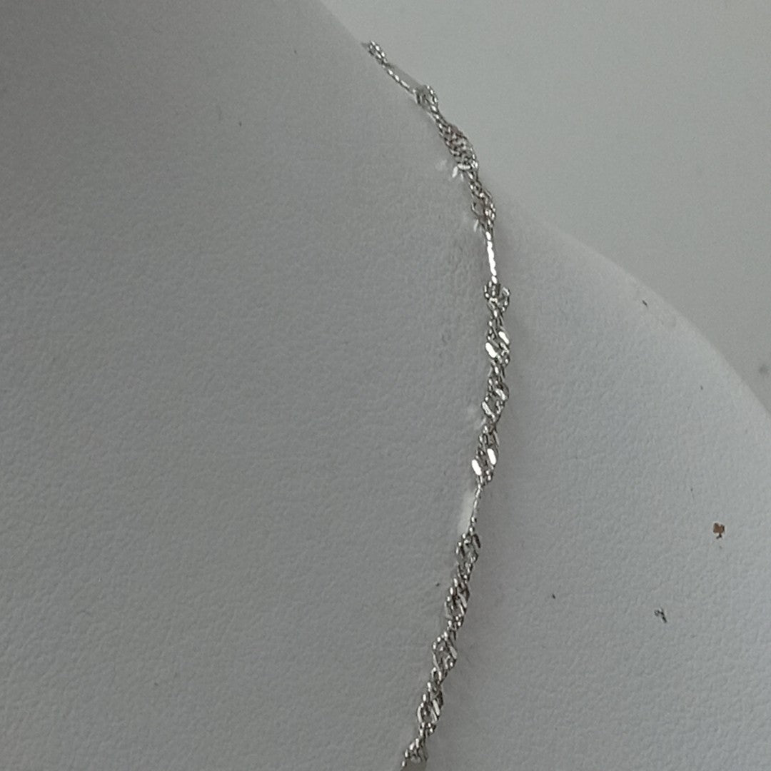 CADENA ORO BLANCO 14 K 4.3 GRMS (SEMINUEVO)