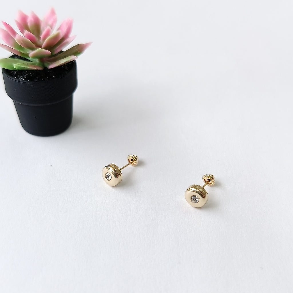BROQUELES BROQUEL C CIRCONIA 14K 0.27 GR (NUEVO)