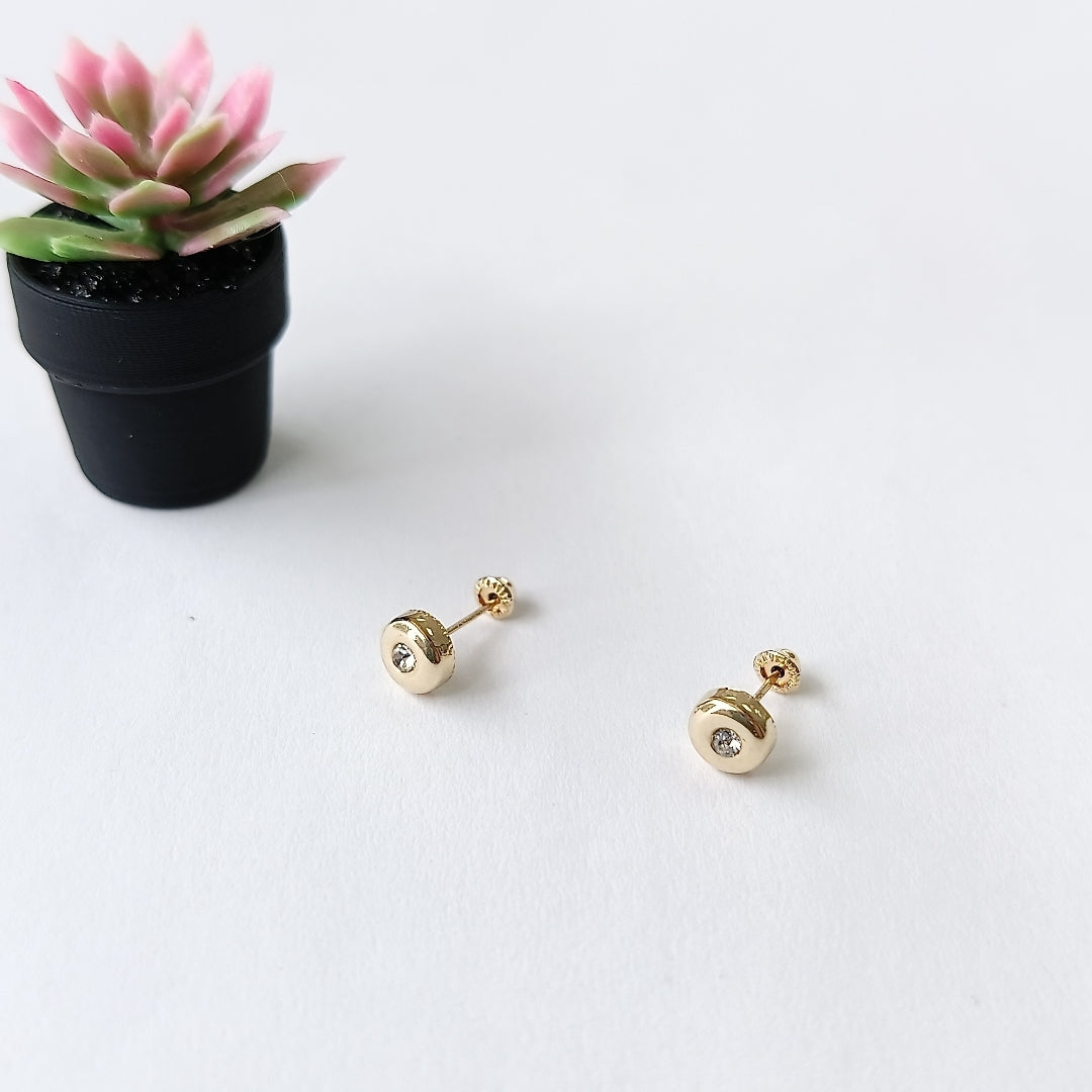 BROQUELES BROQUEL C CIRCONIA 14K 0.27 GR (NUEVO)
