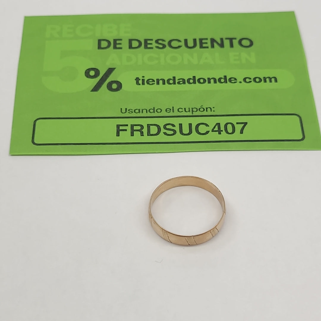 ARGOLLA ORO 8 K 2.2 GRMS (SEMINUEVO)