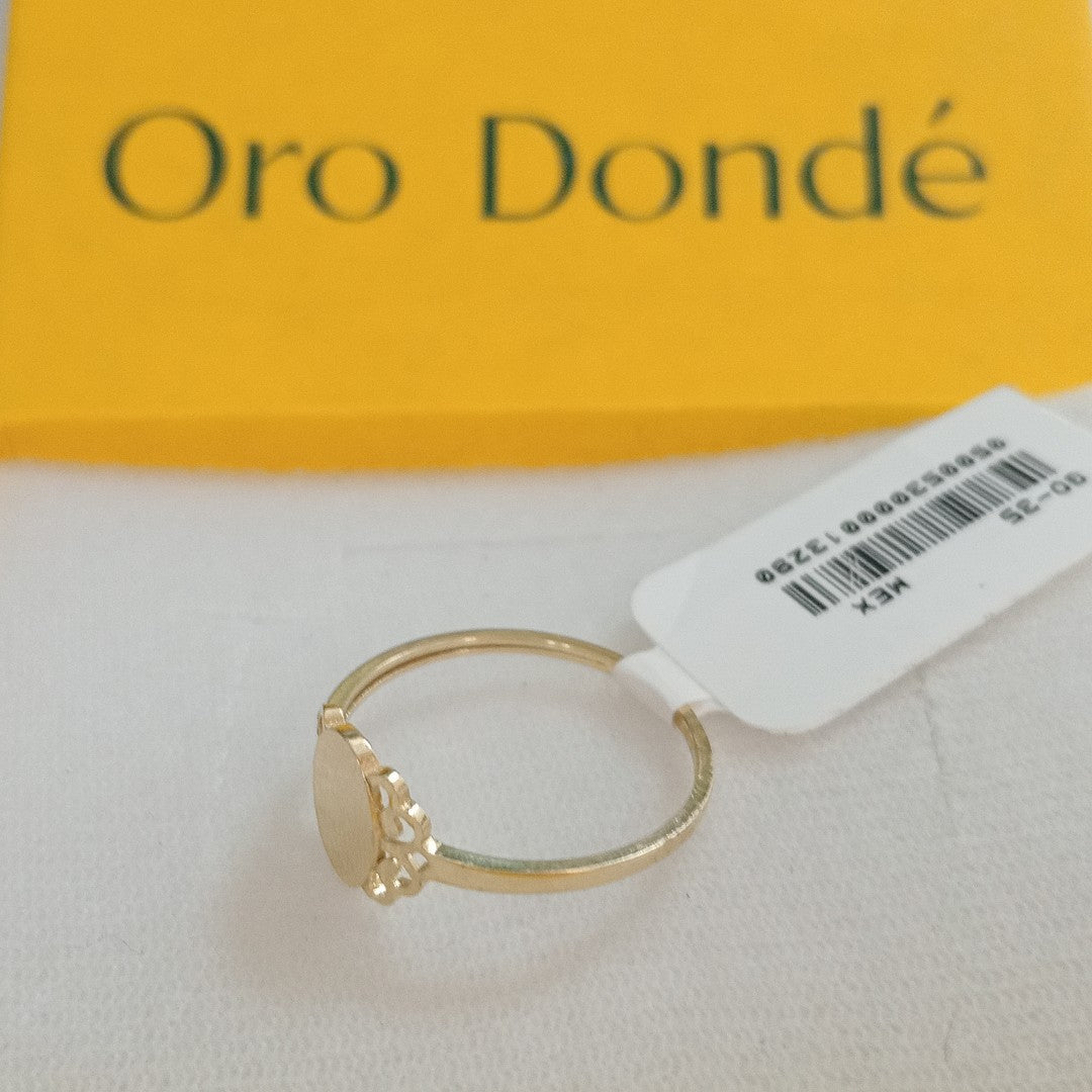 ANILLOS ANILLITO 10K TALLA 8 1 GR (NUEVO)