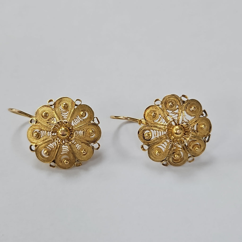ARETES PAR ORO 10 K 3.3 GRMS (SEMINUEVO)