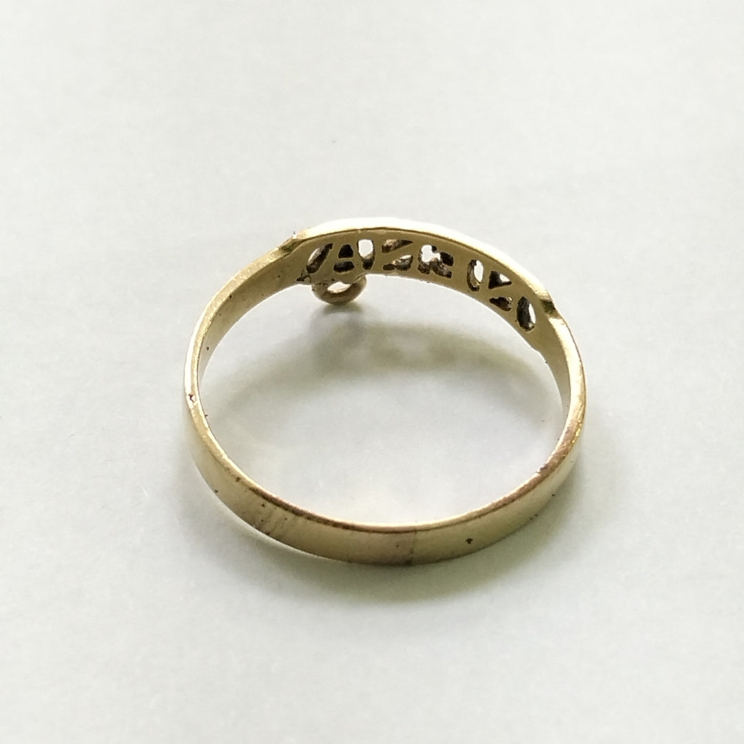 ANILLO ORO 10 K 1,10 GRMS (SEMINUEVO)