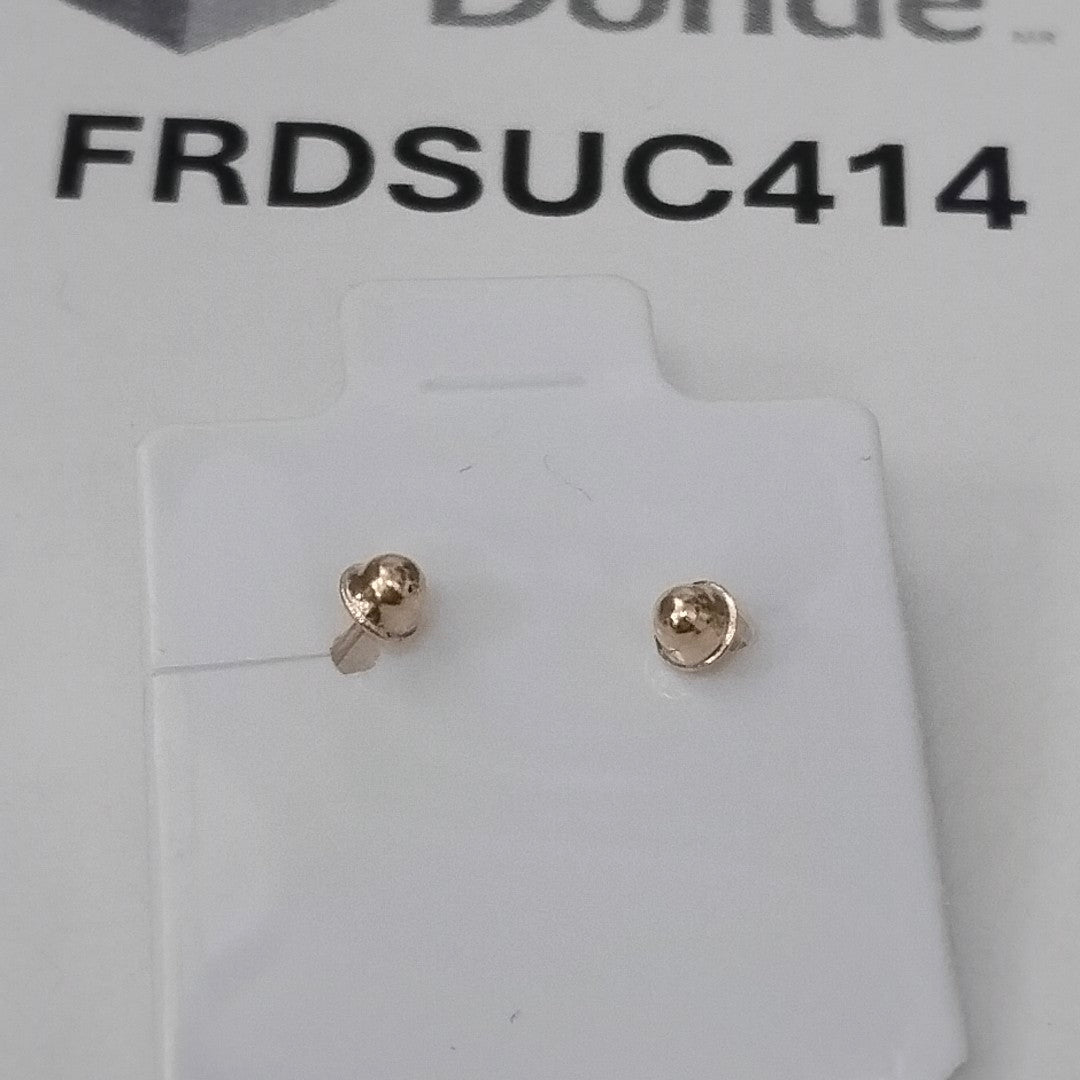 BROQUELES BROQUEL FIG MOÑO C CIRCONIA 14K 0.2441 GR (NUEVO)