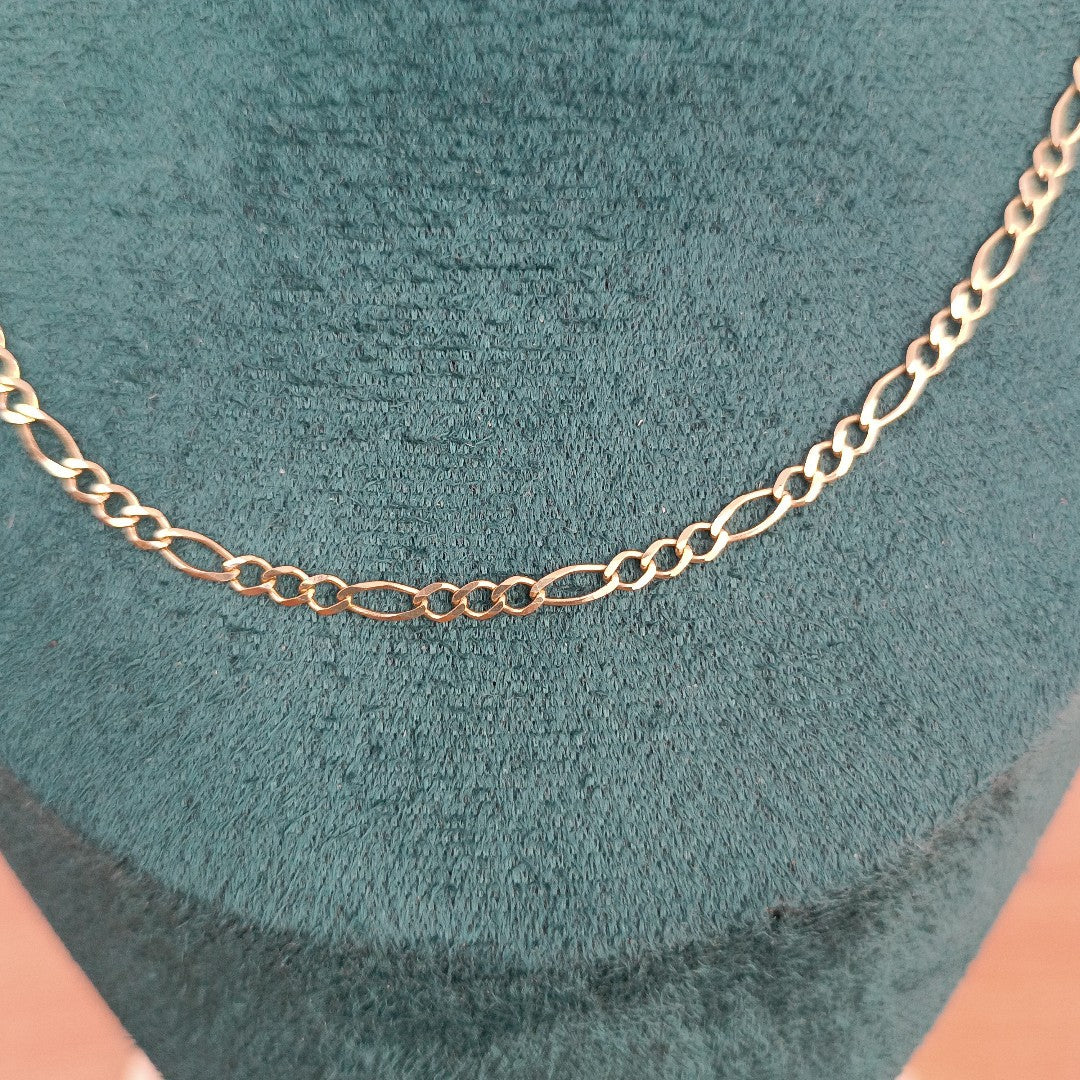 CADENAS TEJIDO 3X1 ORO 10K 55 CM 4.2 GR (NUEVO)