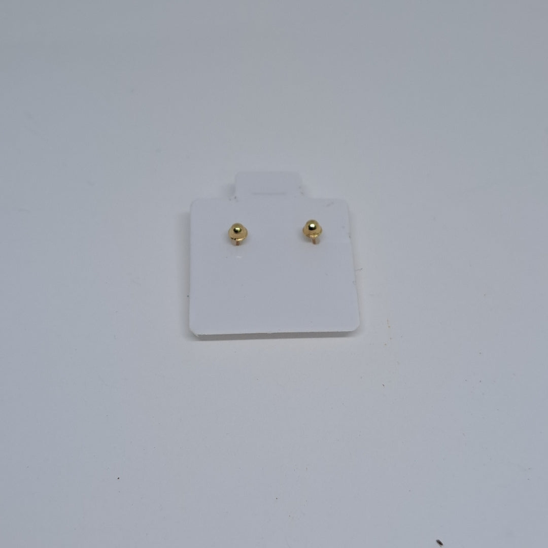 BROQUELES BROQUEL FIG BOTON C CIRCONIA 14K 0.2916 GR (NUEVO)