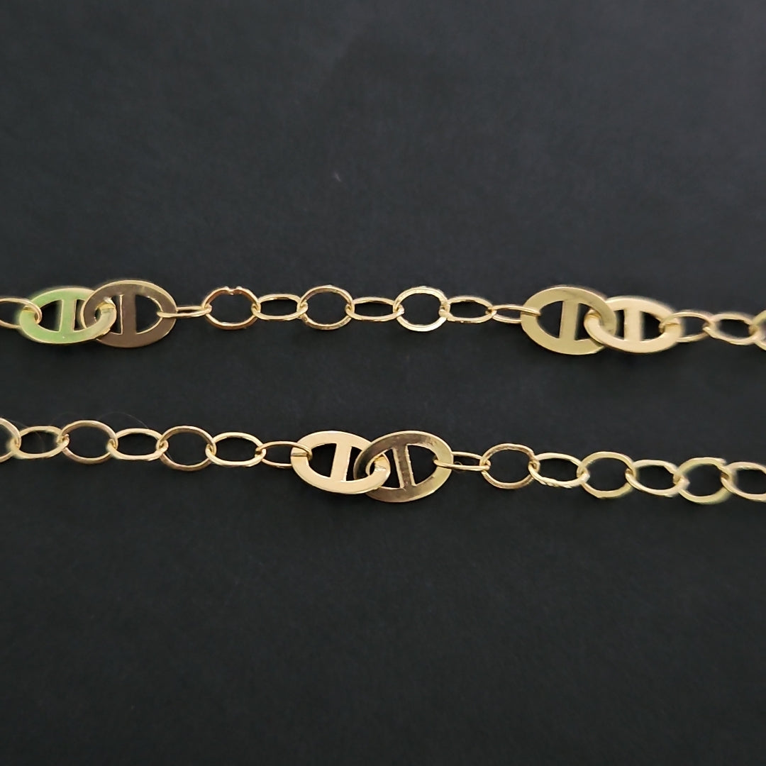 PULSERA ESPECIAL 14K 21 CM 1.9 GR (NUEVO)