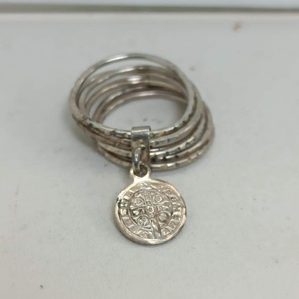 SEMANARIO DE ARGOLLAS PLATA 4,50 GRMS (SEMINUEVO)