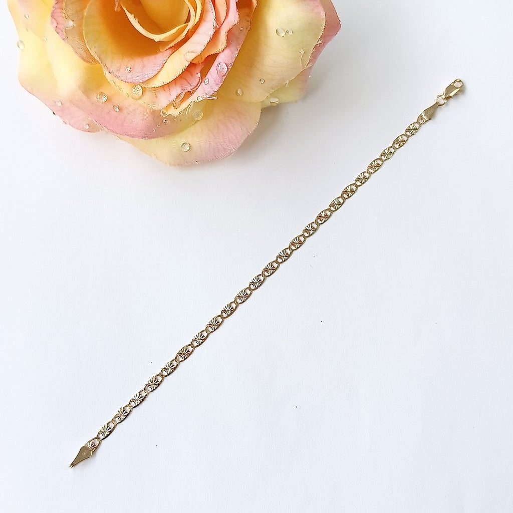 PULSERA GUCHI 14K 18 CM 2.8 GR (NUEVO)