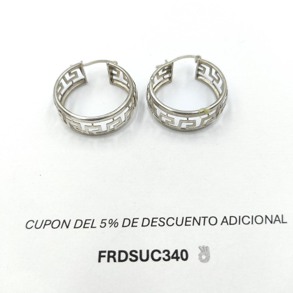ARRACADAS PAR PLATA 5,60 GRMS (SEMINUEVO)