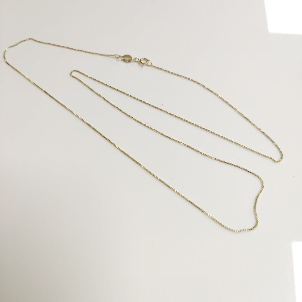 CADENA VENECIANO 14K 55 CM 1.7 GR (NUEVO)