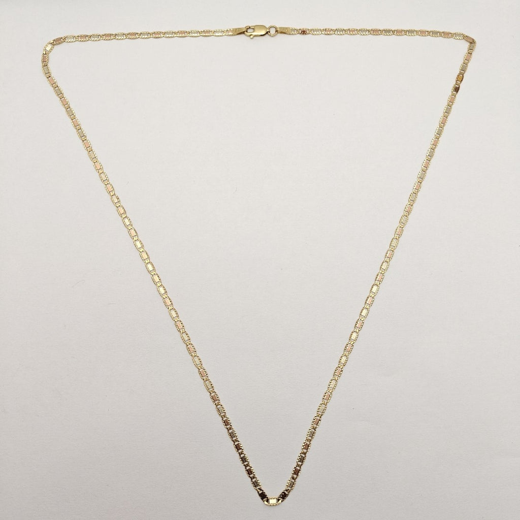 CADENA ORO COMBINADO 14 K 2,70 GRMS (SEMINUEVO)