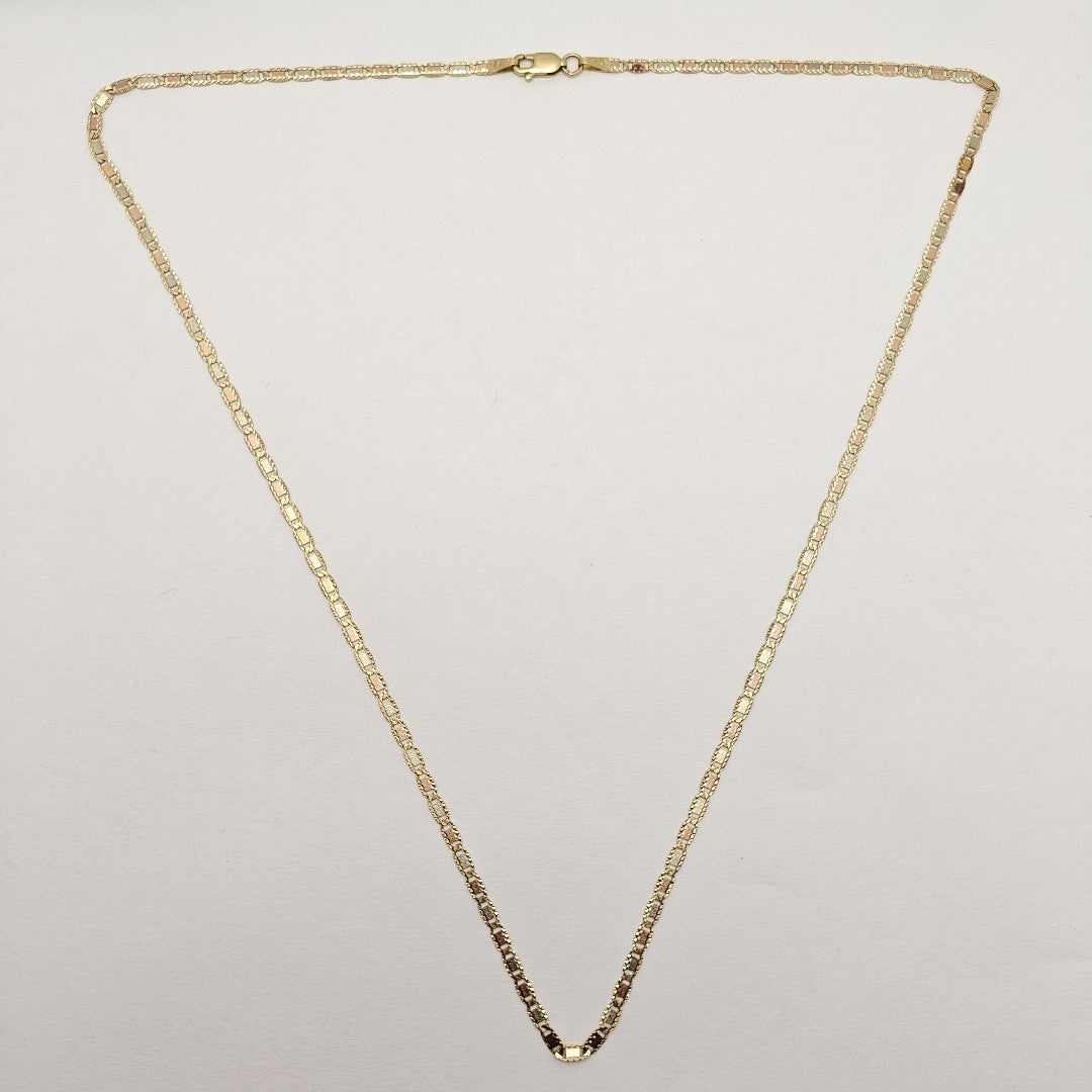 CADENA ORO COMBINADO 14 K 2,70 GRMS (SEMINUEVO)
