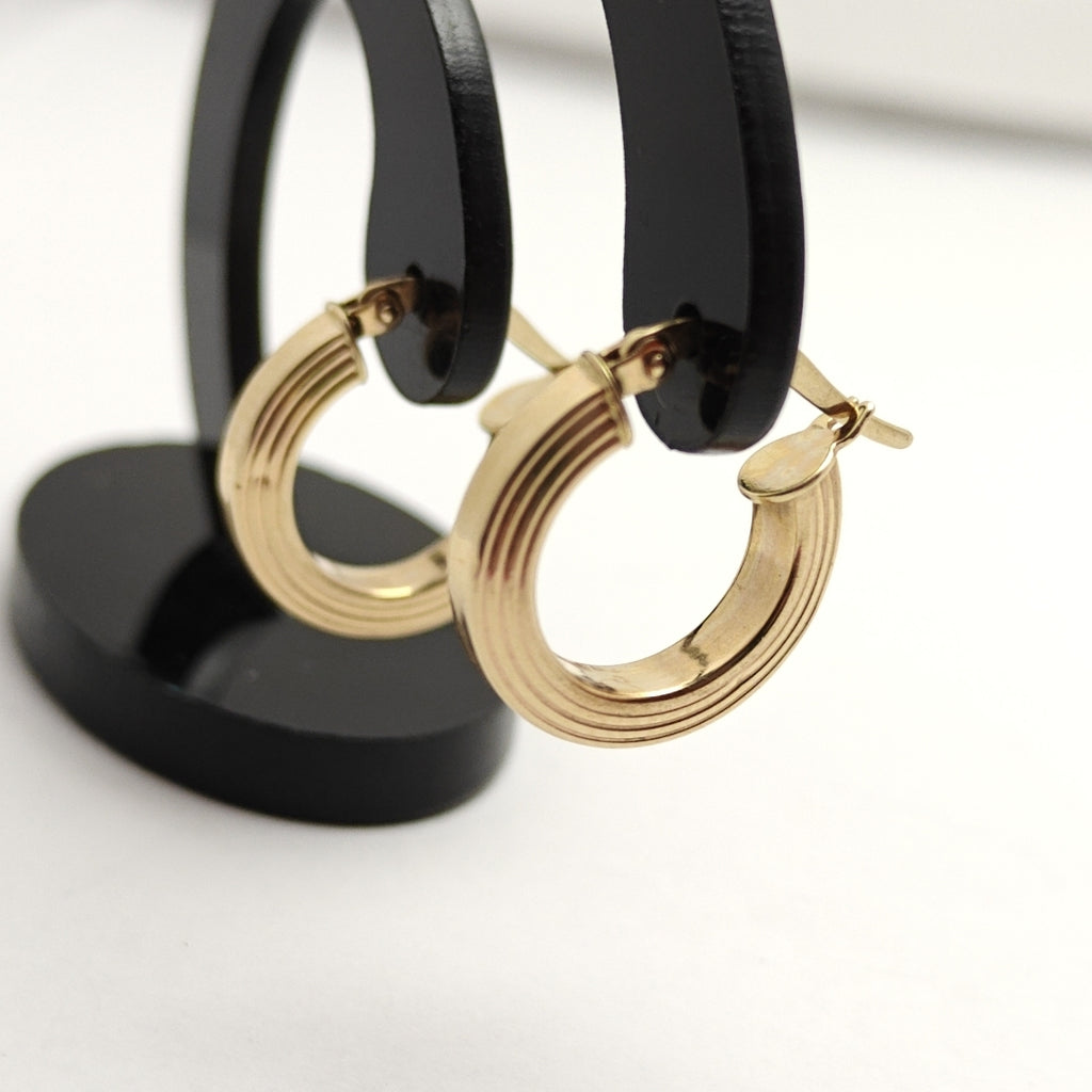 ARRACADAS PAR ORO 14 K 1,30 GRMS (SEMINUEVO)