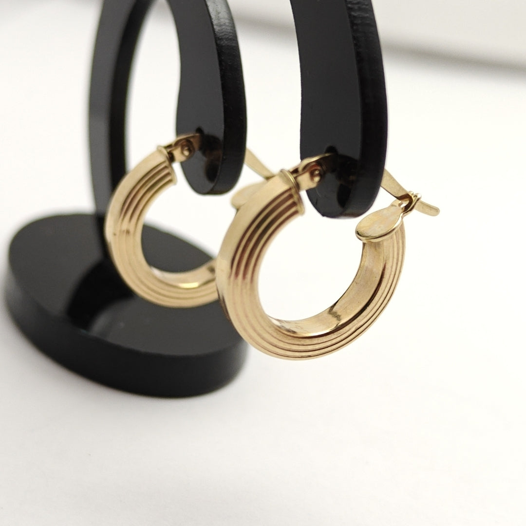 ARRACADAS PAR ORO 14 K 1,30 GRMS (SEMINUEVO)