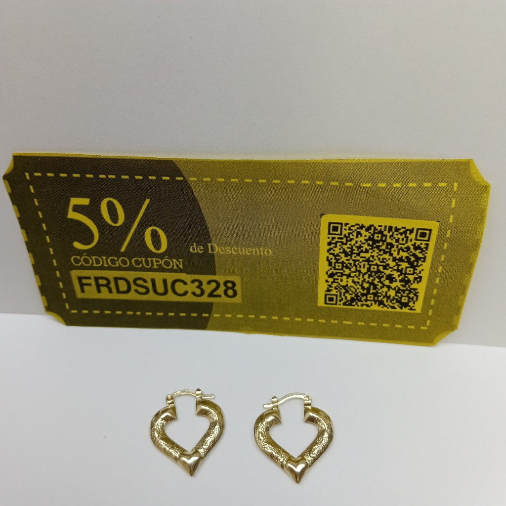 ARETES ARRACADAS 14K 1.8 GR (NUEVO)