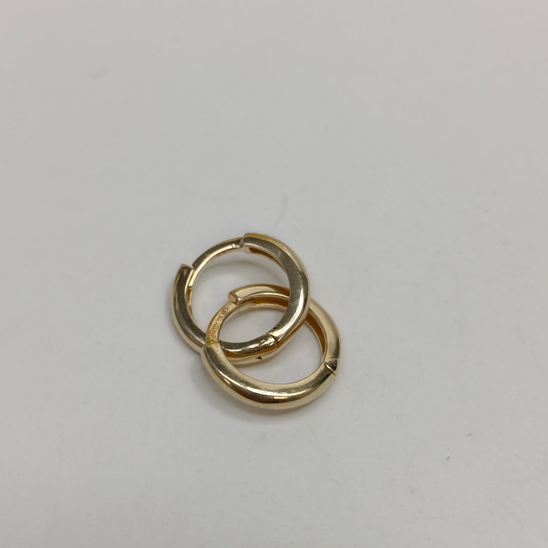 ARETES ARRACADAS LISAS 10K 1.2 GR (NUEVO)