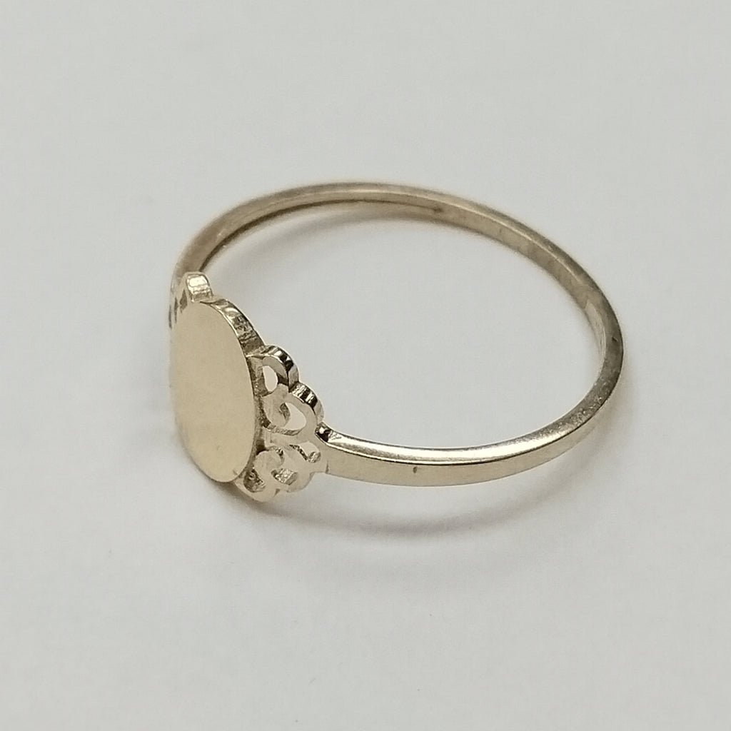 ANILLOS ANILLITO 10K TALLA 8 1 GR (NUEVO)