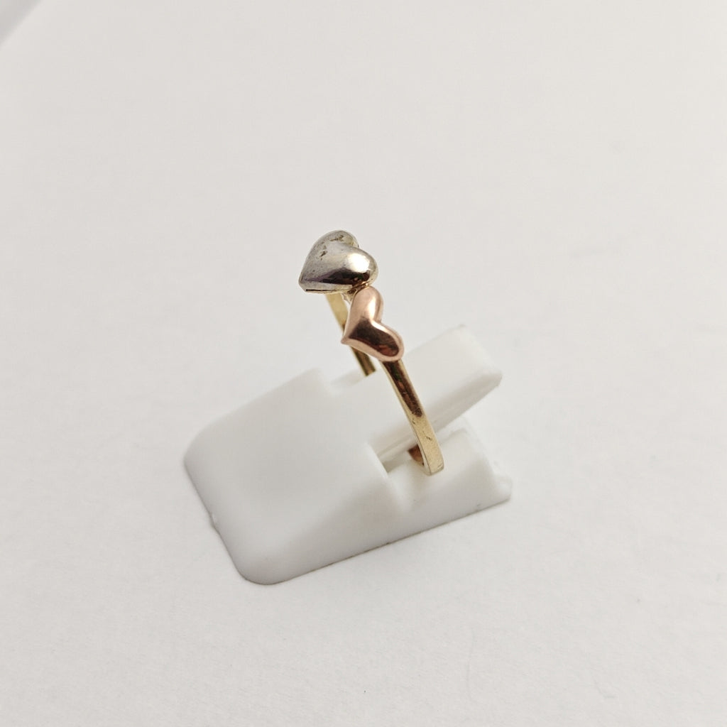 ANILLITO ORO COMBINADO 14 K 1,40 GRMS (SEMINUEVO)