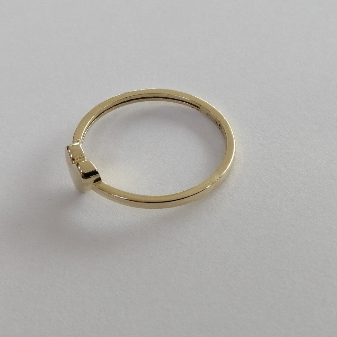 ANILLOS ANILLITO FIG CORAZON 10K TALLA 7 1.1 GR (NUEVO)
