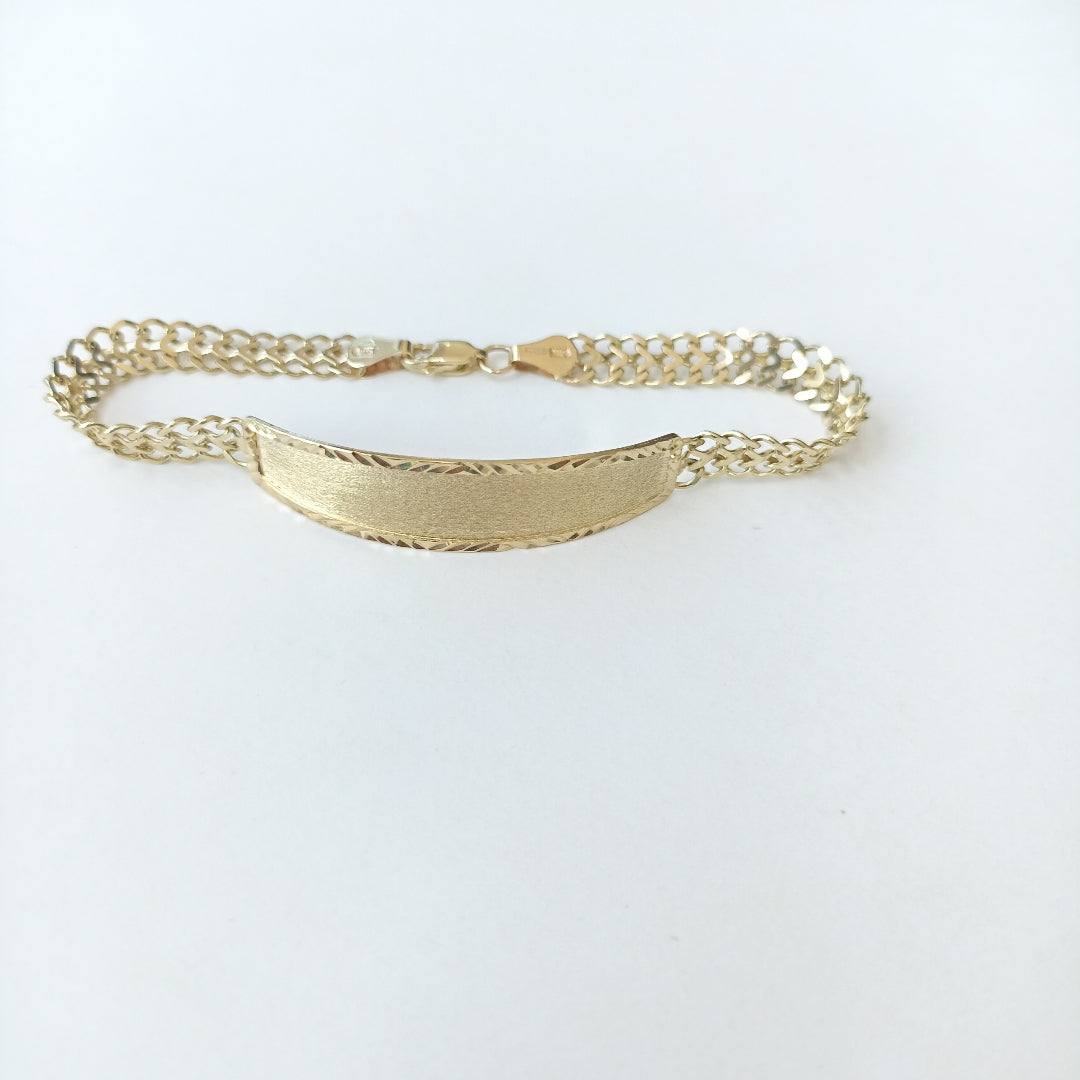PULSERA ESCLAVA CHINO 14K 21 CM 9.8 GR (NUEVO)