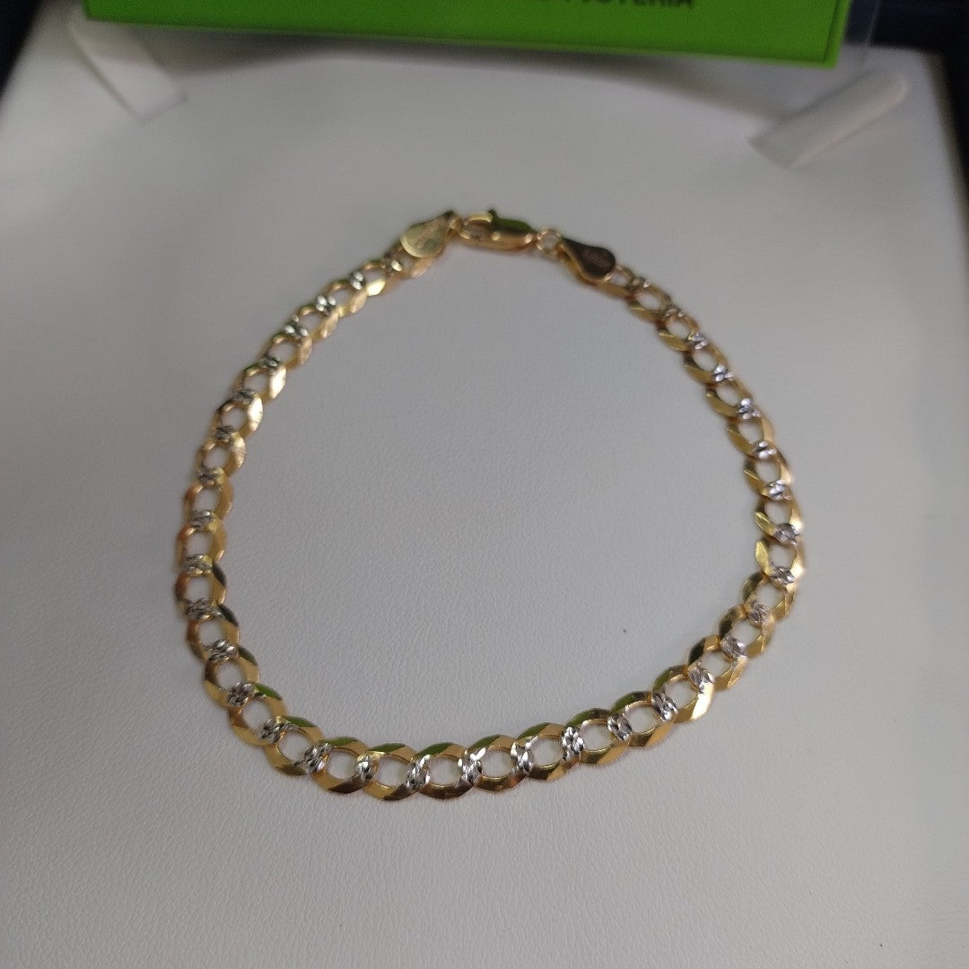 PULSERA BARBADA 14K 21 CM 6.3 GR (NUEVO)