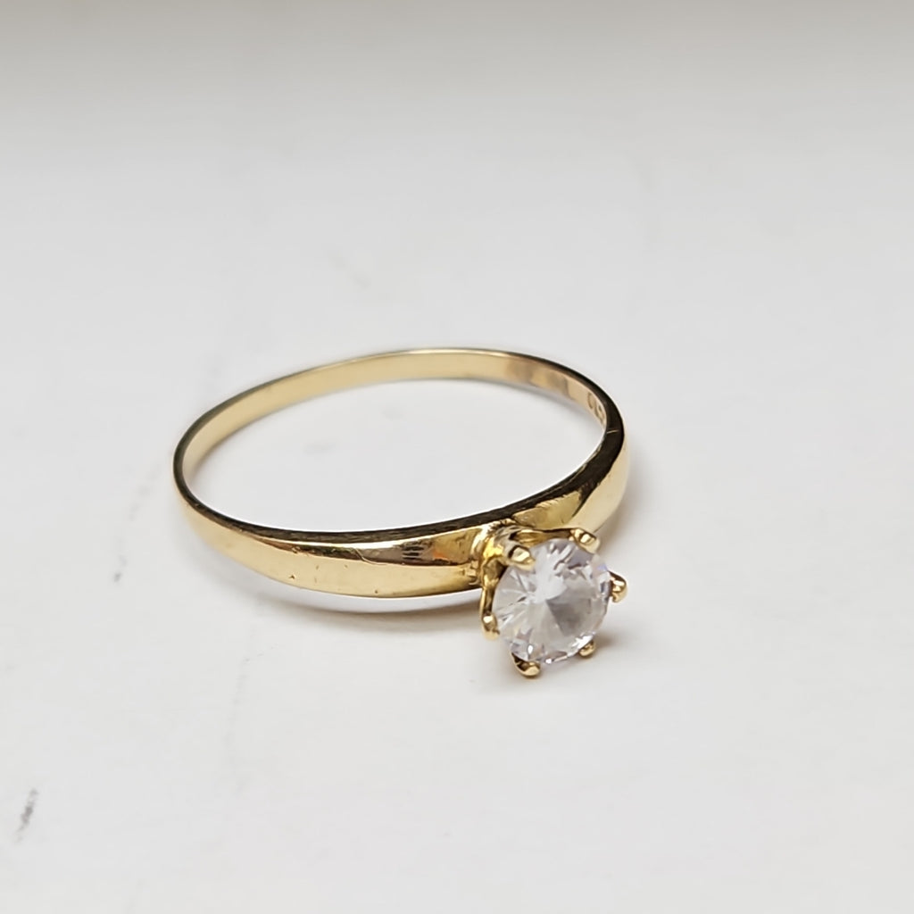 ANILLO ORO 10 K 1,10 GRMS (SEMINUEVO)