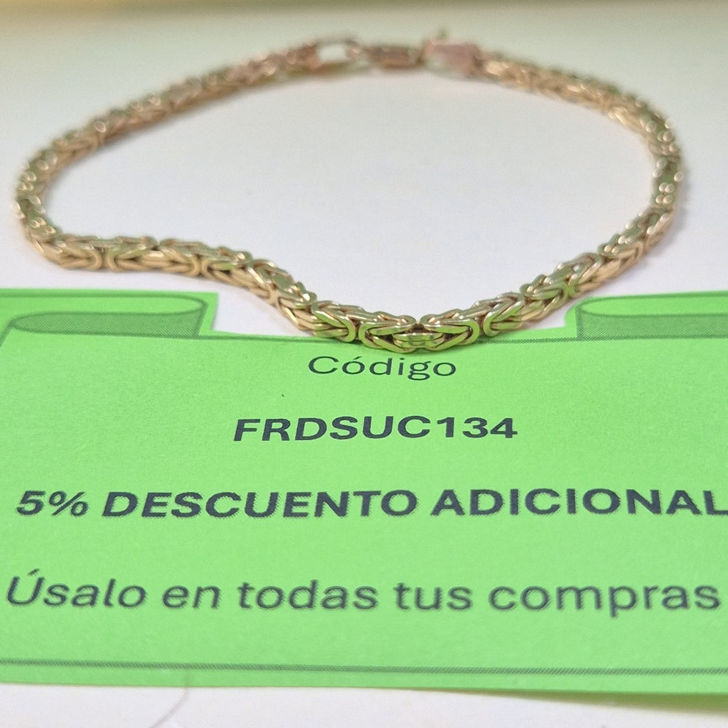PULSERA ORO 14 K 7.9 GRMS (SEMINUEVO)