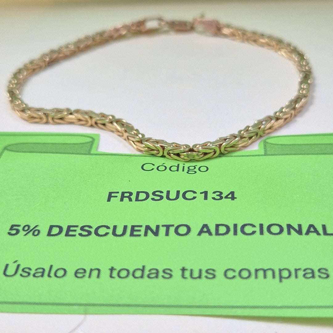 PULSERA ORO 14 K 7.9 GRMS (SEMINUEVO)