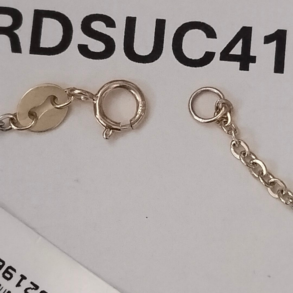 PULSERA TEJIDO ESPECIAL CON MANDALA 14K 18 CM 1.3 GR (NUEVO)