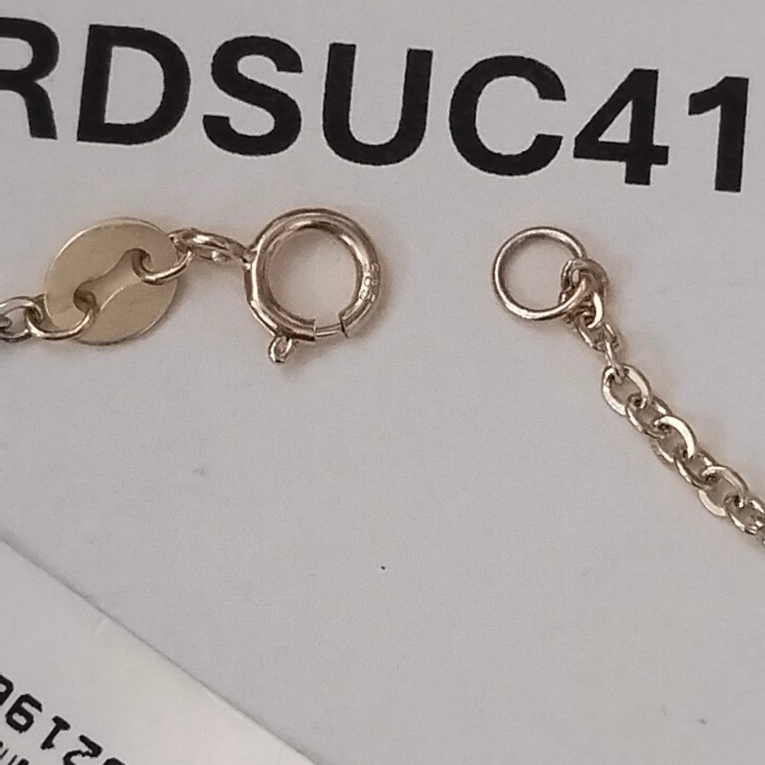 PULSERA TEJIDO ESPECIAL CON MANDALA 14K 18 CM 1.3 GR (NUEVO)