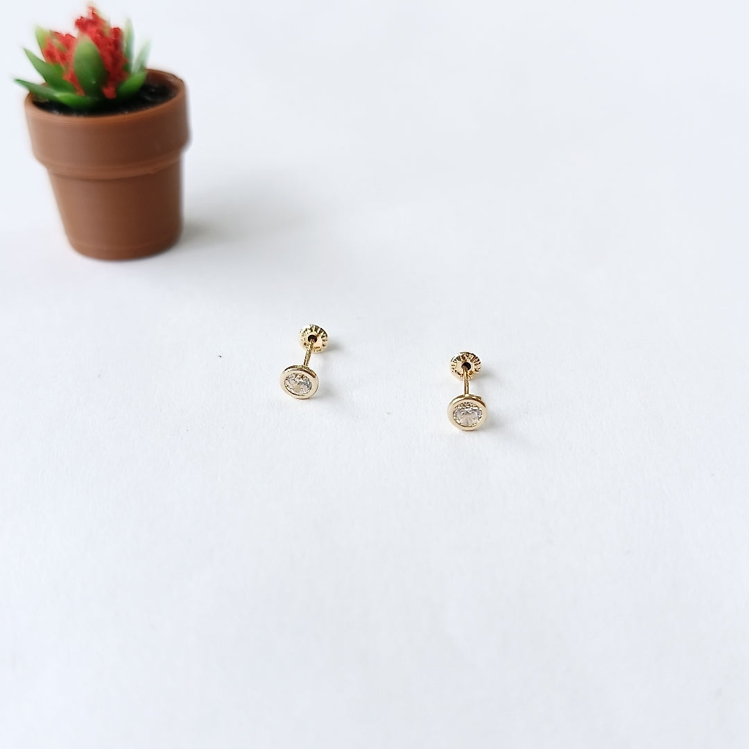 BROQUELES BROQUEL C CIRCONIA 14K 0.1501 GR (NUEVO)
