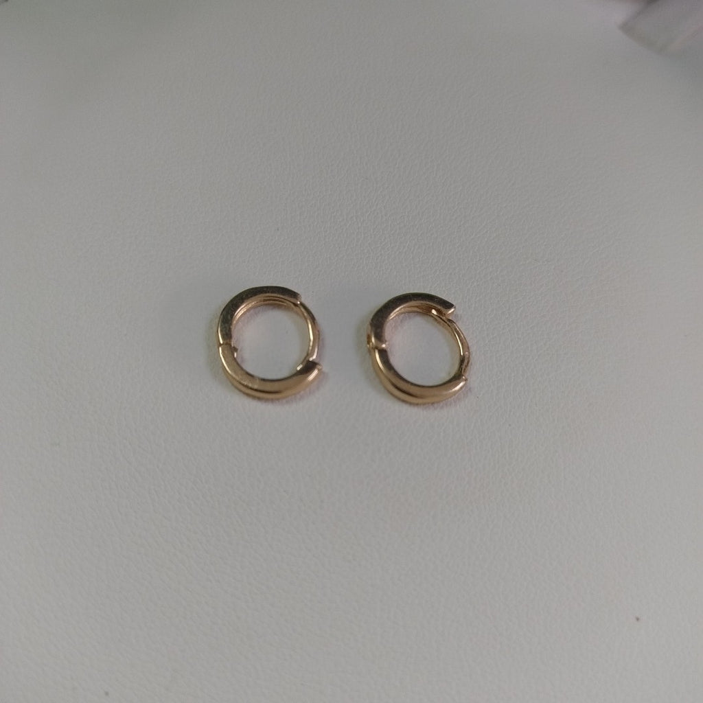 ARETES HUGGIE 14K 1.3 GR (NUEVO)