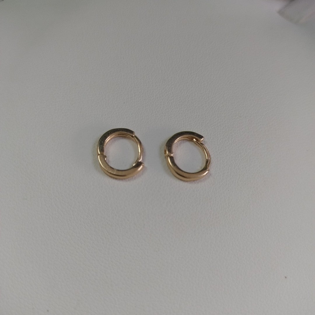 ARETES HUGGIE 14K 1.3 GR (NUEVO)