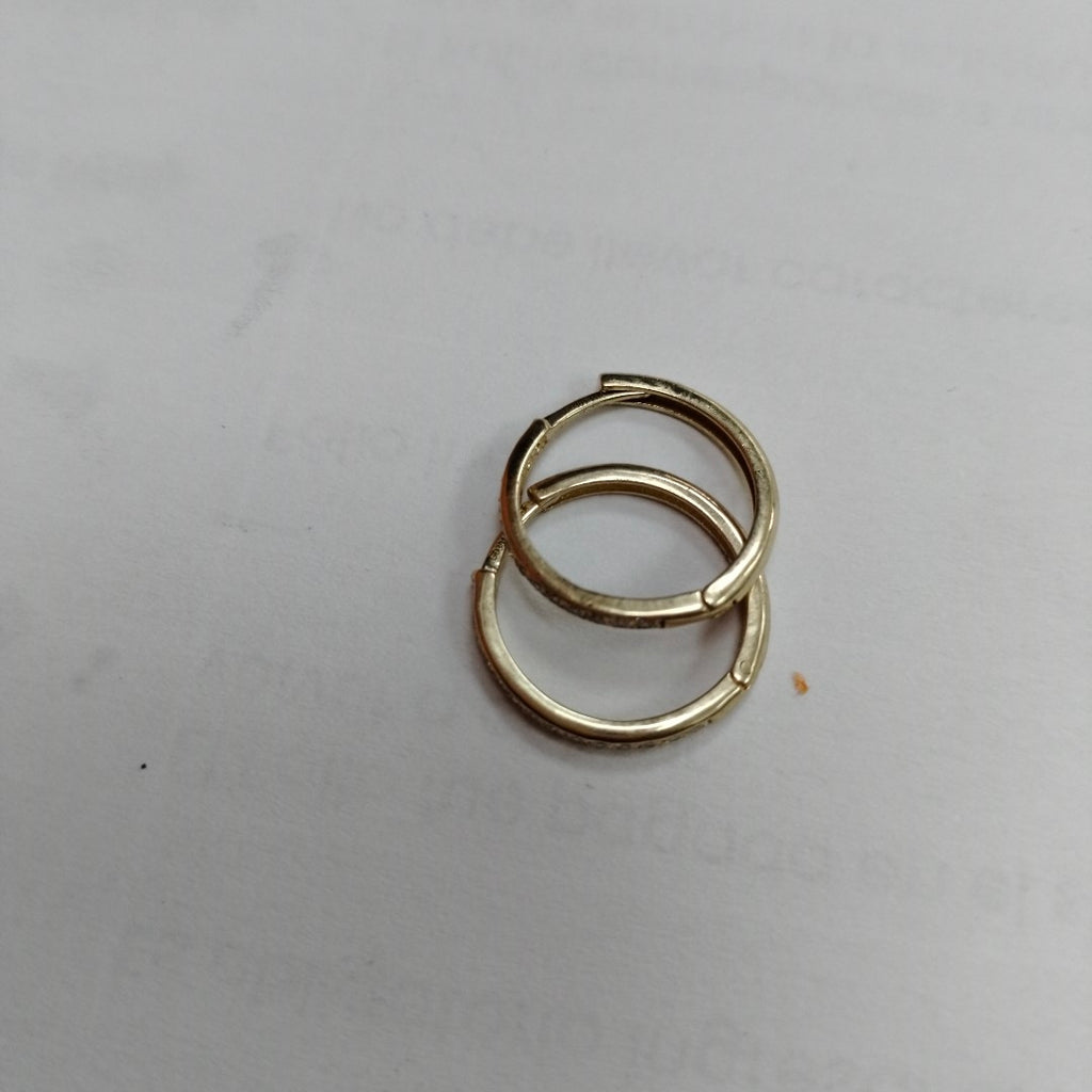 ARETES ARRACADAS C CIRCONIAS 14K 2 GR (NUEVO)